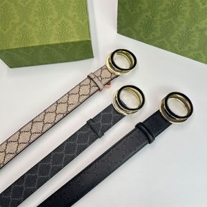 Cinturón de diseñador Cinturones de cuero real Ancho 4 cm Letras a cuadros para hombre Mujer Hebilla lisa clásica Color dorado plateado 267j