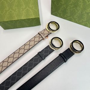 Designer Riem Echt Lederen Riemen Breedte 4 CM Plaid Letters voor Man Vrouw Klassieke Gladde Gesp Goud Sliver Color267j