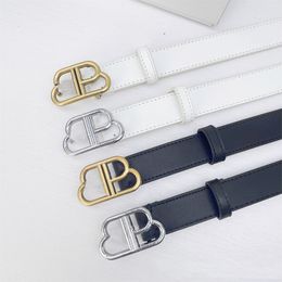 Ceinture de créateur femme boucle de mode ceinture en cuir de luxe largeur 3,0 cm ceinture de loisirs pour femmes et hommes 9 styles ceinture de femme de créateur de haute qualité avec boîte