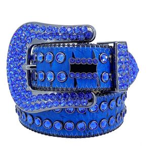 Designer Ceinture Femmes Hommes Ceintures Strass Rivet Punk Ceinture En Cuir De Mode Classique Rock Sangle Avec Diamants Bling