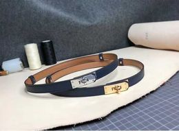 Belt de diseñador de cuero para mujeres Cinturones de mujer de alta calidad de cuero de 1.8 cm con vestido de hebilla del logotipo jeans de galabra cinturón para mujeres sábado sábado