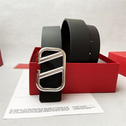 Designer Belt dames taille band luxe heren riemen zwarte optionele letter gladde gesp gladde hoogwaardige taillebandbreedte 3,8 cm riem