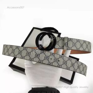 Designer Beltfor Hombres Mujeres de lujo Cinturones de diseñador Cuero negro Mujeres de negocios Clásico Hebilla de oro grande Cuero de vaca Ancho 2.0cm3.0cm 3.4cm3.8cm Con caja de regalo cinturón hombres