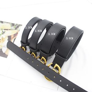 Ceintures de créateurs Ceinture de mode Ceinture en cuir lisse ceintures de luxe designer pour femmes hommes boucle top mode hommes en gros Largeur 2,3-3,8 cm taille 90-120 Casual Avec boîte