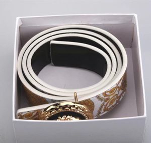 Designer Belts for Men Women Belt Luxury Belt BB Simon Belt Brand Logo Gedrukte riem Body Round Head en driedimensionale hoofdgesp mode Casual tailleband