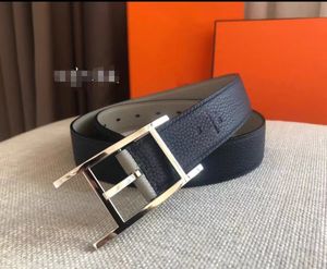 Designer riemen mannen mode -riemen voor vrouw echte luxe lederen riem mannen breedte 3,2/3.8 cm stijlen zeer kwaliteit met doos h riemen buckle heren he01