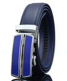 Ceintures de créateurs hommes de haute qualité ceinture en cuir authentique ceintures masculines luxe ceinture homme luxe marque bleu automatique kemer1559282
