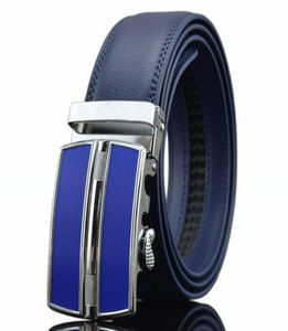 Cinturones de diseño Hombres Cinturones de cuero genuino de alta calidad Cinturones de lujo Ceinture Homme Luxe Marque Azul Kemer2570145