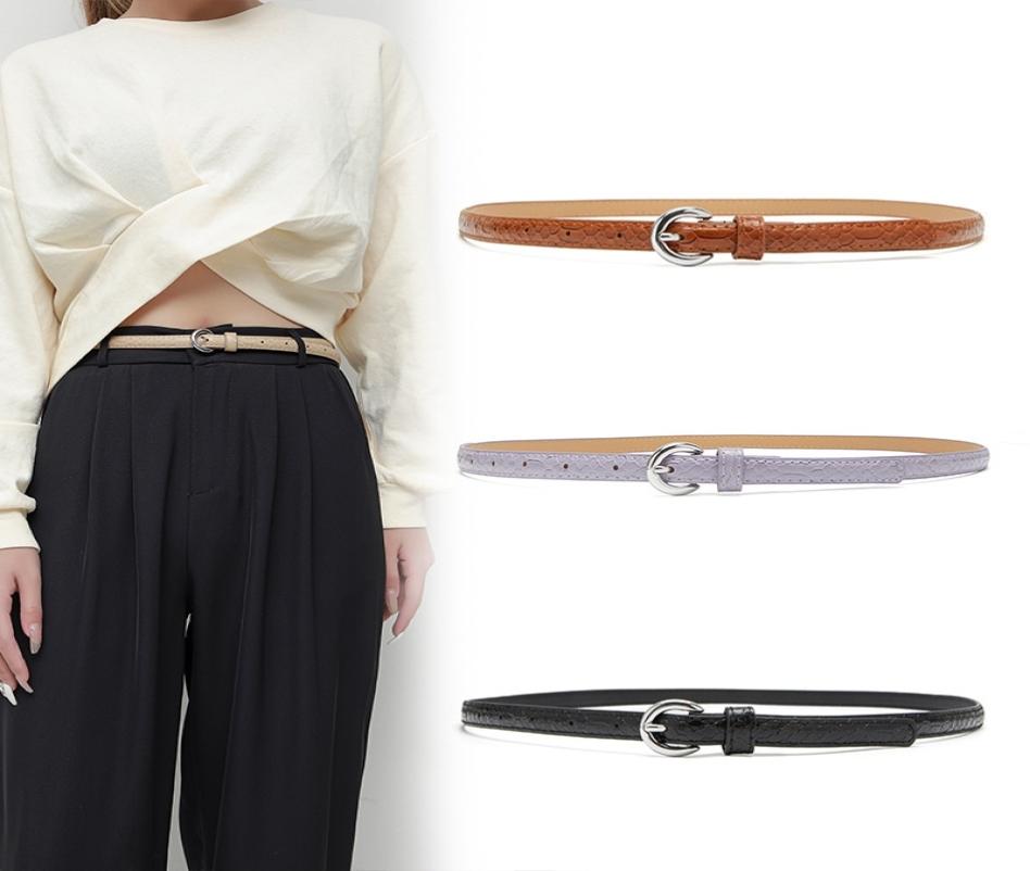 designer belts New Snake pattern thin women039s fashion versatile suit trouser decorative windbreaker waist belt women6040327