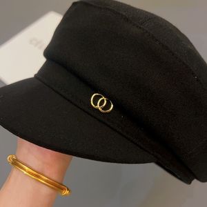 Designer Berets Fashion Womens Hats Luxury Military Style Cap Classical Letters Pattern Caps Street Mens Beret Casual C Hat 3 Colors New