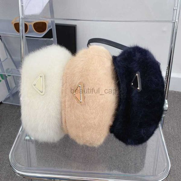 Designer Berets Femmes Designer Berets Hink Hair Warm Hat pour hommes Spring Hiver Luxury Capes de mode cadeau Bonnet HATS CADEAU DE MEAD