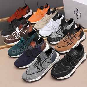 Zapatos informales Berluti de diseñador para hombre, zapatillas deportivas de cuero para correr