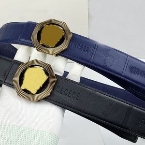 Designer Biggie ceintures pour hommes femmes bleues en cuir authentique en cuir boucle bronze hommes ceinture décontractée ceinture brun ceinture brun cestband Cintura ceinture 38 mm