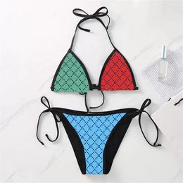 Designer bikinisets doorzichtig badpak met riemvorm Damesbadpakken Zwemkleding Strandvrouw Badmode Biquini Luxe merken badmode