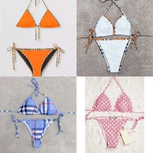 Designer Bikini Swimwear Women's Swwears Sexy Swimsuit Femmes Bathing Swim Costumes Bikinis Sex Low Taist Fashion Triangle imprimé Poot