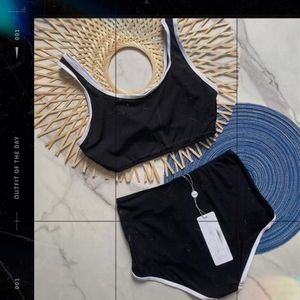 Designer Bikini Dames tweedelige bikini met alfabet zwempak Crystal zomer