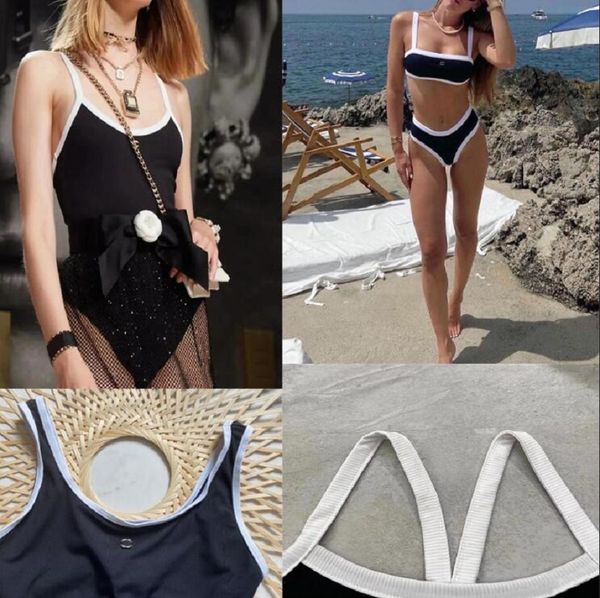 Diseñador Bikini Mujer Traje de baño bikini de lujo Moda Impreso Mujer Trajes de baño Vacaciones Nadar Trajes de baño Sujetador de yoga Calzoncillos Ropa interior traje de baño de diseñador Tamaño S-XL