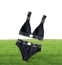 Designer Bikinis Femme Swim Wear Twopiece Bikini avec lettre de maillot de bain Summer Back Beach Luxury Bathing maillot Threpoint SWI7280408