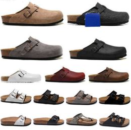 Designer Birkens Tocks Sabots Hommes Exécute Sandales Boston Automne Hiver Pantoufles Unisexes Cuir Souple Feutre Naturals Hombres Boucle Extérieure Chaussures Running Design 6102essg