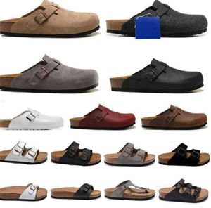 Designer Birkens Tocks Sabots Hommes Fonctionne Sandales Boston Automne Hiver Pantoufles Unisexes Cuir Souple Feutre Naturals Hombres Boucle Extérieure Chaussures Running Design 398ESS