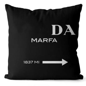 Designer Black and White Throw Oreiller Classic Logo Logo Imprimé Home Couvercle Pouteau de canapé minimaliste Cushion 45x45cm