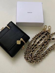 Concepteur Black Chain Sac Mini Change Sac bouche bouche enveloppe rouge portefeuille