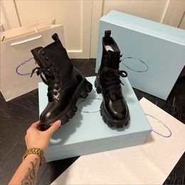 Designer Boot Rois Boots Martin Boot Militaire Schoenen Pocket Black Bootss Nylon Geïnspireerd Combat Maat 35-40