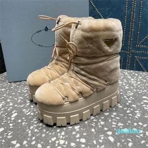 Designer - Boot Designer de luxe pour femmes Mode Chaussures à lacets Taille d'usine 35-42