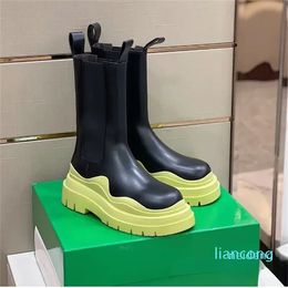 Diseñador -bota para mujer hombres tobillo medio antideslizante plataforma de moda nieve invierno botas medias zapatos