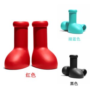 Designer Boots Boot Booties Big Red Boots Rain Boots Dameslaarzen Eve Rubber Fashion Anti Slip High Boots Dik Bottom Platform Man Woman Shoe Trendy schoenen Men Laarzen