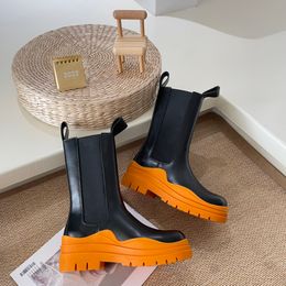 Bottes de créateurs, bottes pour hommes et femmes de haute qualité, demi-bottes, chaussures classiques, bottes de neige d'hiver et d'automne, bottines, bottes tendance yilufa