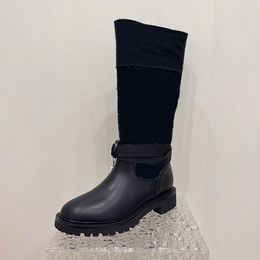 Designerlaarzen Veterlaarzen Hoge kwaliteit heren-dameslaarzen Halve laars van echt leer Klassieke stijl Schoenen Winter Herfst Snowboots Nylon canvas enkellaars