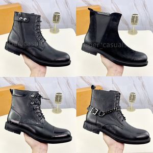 Designer Bottes Hommes Chelsea Bottes Classiques Chaussures En Cuir De Luxe Gao Bang Mode Semelle En Caoutchouc chaussures en cuir noir Bottines Boîte D'origine taille 38-45