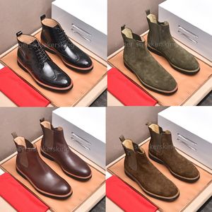 Bottes de créateur hommes bottes Chelsea avec Logo Martin bottes de qualité supérieure derme extérieur fond épais bottines plate-forme chaussures