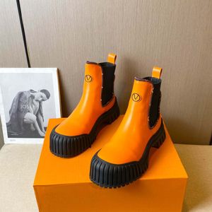 Designer Boots Paris Luxury Brand Boot Echte lederen enkel laarsjes vrouw korte laars sneakers trainers slipper sandalen in 1978 S525 016