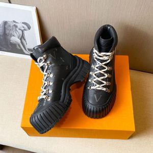 Designer Boots Paris Luxury Brand Boot Echte lederen enkel laarsjes vrouw korte laars sneakers trainers slipper sandalen tegen 1978 W450 06