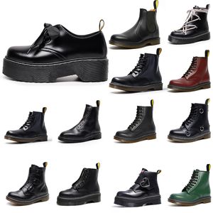 Bottes de créateurs Plate-forme Dr Hommes Femmes Hiver Garder au chaud Neige Top Cuir Oxford Bas Cheville Chaussures Doc Martens Sports Baskets Bottines