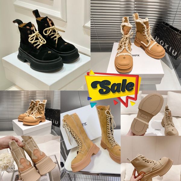 Botas de diseñador Booties de mujer de moda