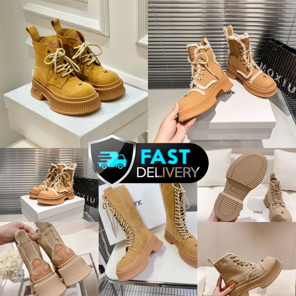 Botas de diseñador Booties de mujer de moda