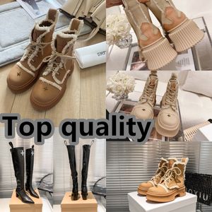 Designer laarzen populaire trendy dames korte booties boot luxe zolen dames hiel maat 35-40 dikke wandeling smfk gai