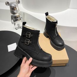 bottes de créateurs chaussures baskets botte de neige bottines martin chaussures pour hommes chaussures de mode de luxe chaud blé cheville noire botte d'édredon camo extérieur