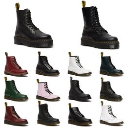 Designer Laarzen korte enkellaars Doc Martens Dr Martins Heren Dames zwart wit Marten Hoog Leer Winter Sneeuwlaarzen Oxford Bottom klassiek 8 ogen Schoenen