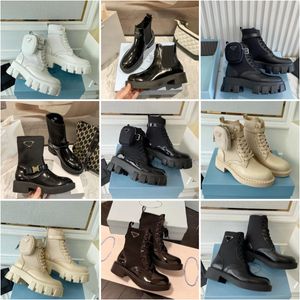 Botas de diseñador botas cortas Doc Martens Dr Martins Diseñador Hombres Mujeres Marten Botas de nieve de invierno de cuero alto Zapatos de tobillo con fondo Oxford Botas blancas y negras