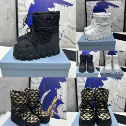 Designerlaarzen Sneeuwpluche laarzen met trekkoord Bovenkant Hoge kwaliteit dameslaarzen Halve laarzen Klassieke stijl schoenen Winter Herfst Snowboots Skischoenen