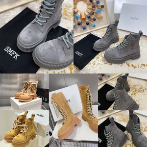 Designer Boots Trendy Women Booties Ankle Boot Luxe Sols Dames Party Heel Maat 35-40 Desert SMFK GAI