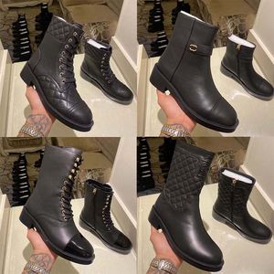 Designer Boots Woman Boot Soft Cowhide Lady Platform Letter Casual schoenleer Fashion High Top Vrouwen schoenen