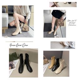 Designer-Stiefel für Damen, Winter-Stiefeletten, verstellbare Riemen, Canvas-Reißverschluss, Schnürsenkel, Original-Schuhe für Damen und Mädchen, sexy große Stiefel mit Box