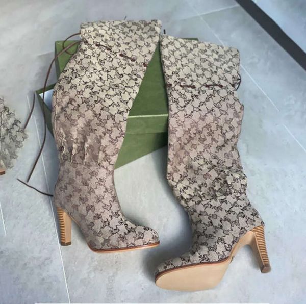 Designer bottes Femmes sur le genou Boot de la cheville hiver