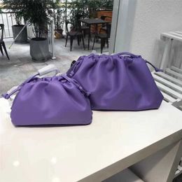 Diseñador BottegassVenetas Bolsa Cadena Cuero genuino Estilo tejido Cuero tejido Mujer Nueva estrella Manija de un hombro con nubewq