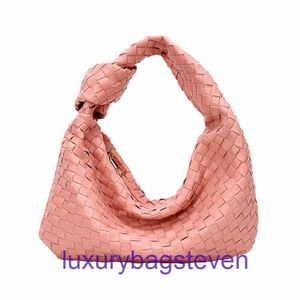 Designer Bottgs's Vents's Jodie Tote tassen voor dames online winkel Trendy geweven tas grote capaciteit koehoorn geknoopte handtas onderarm met echt logo